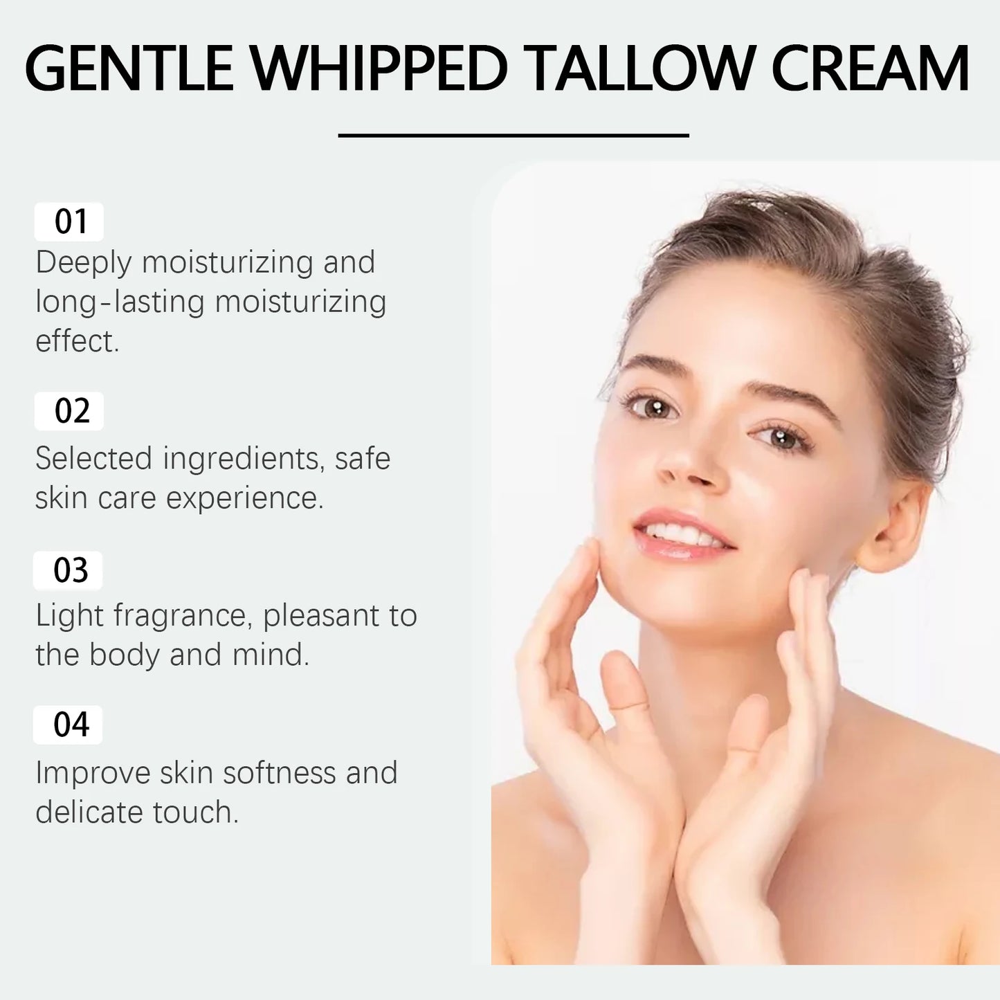 Ouhoe Beef Tallow Face Cream Moisturizing Brightening