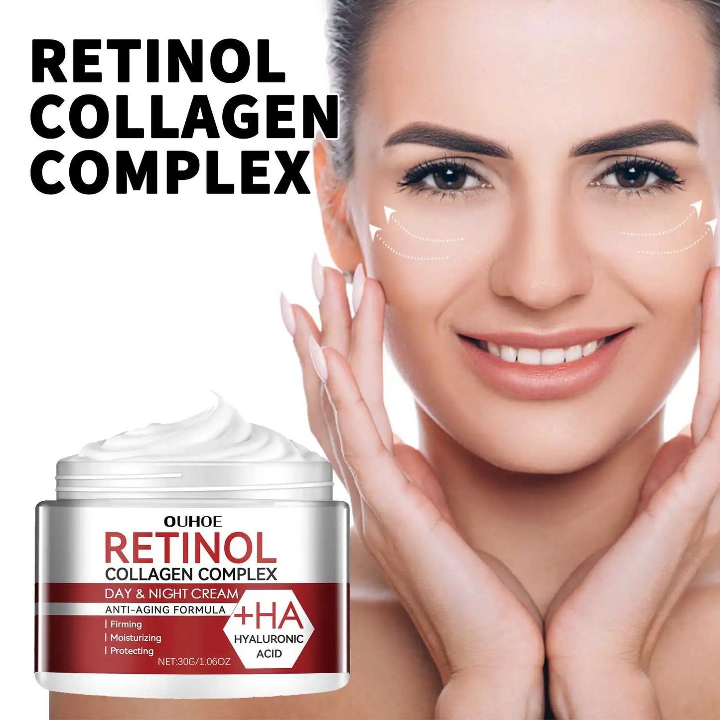 Ouhoe Retinol Collagen Day Night Cream With Hyaluronic Acid Anti Aging