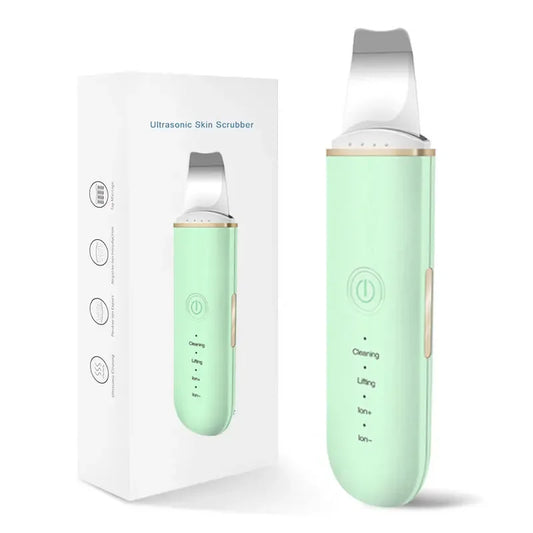 Ultrasonic Skin Scrubber Facial Ion Cleaning Device