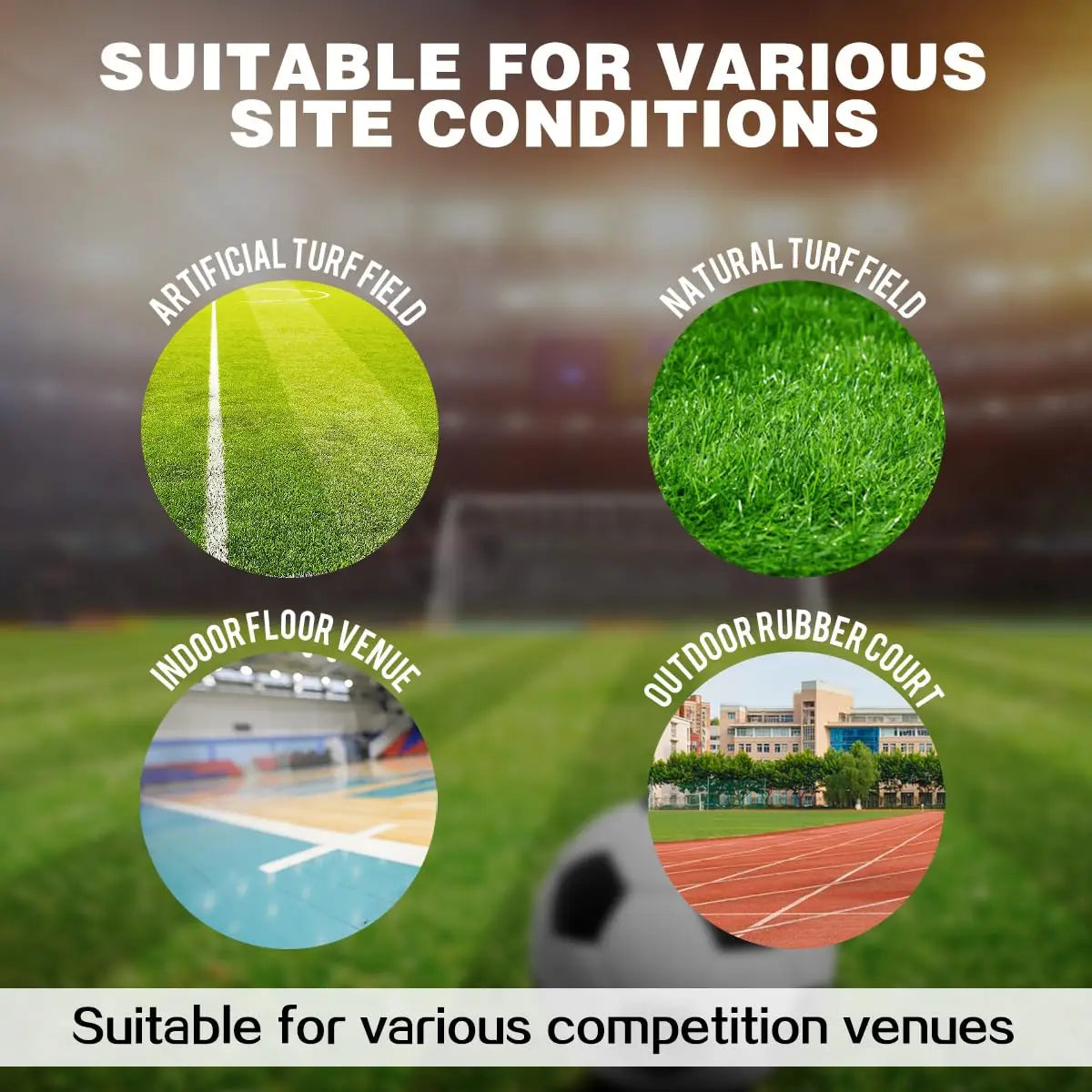 Soft PU Leather Soccer Ball For Indoor Outdoor Training