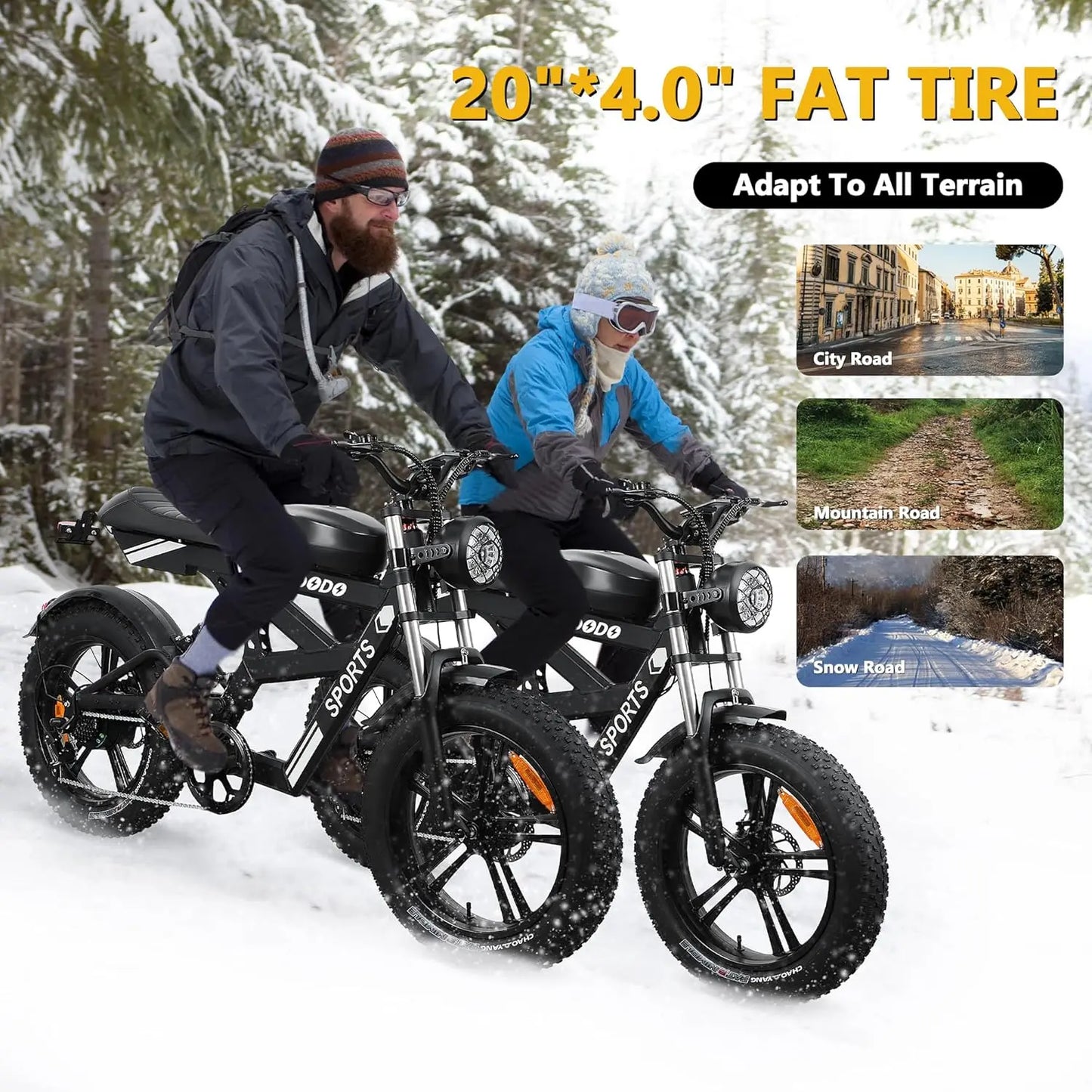 Electric Bike For Adults 1500W Peak 35MPH 48V Battery