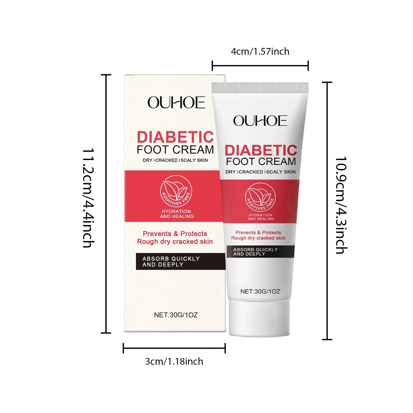 Ouhoe Skin Care Gel Damaged Skin Repair and Soothing Cream