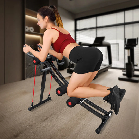 GIKPAL Foldable Ab Machine For Home Gym Core Ab Trainer