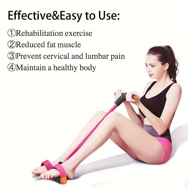 Foot Pedal Resistance Trainer With EVA Cushioned Anti-Slip Pedals
