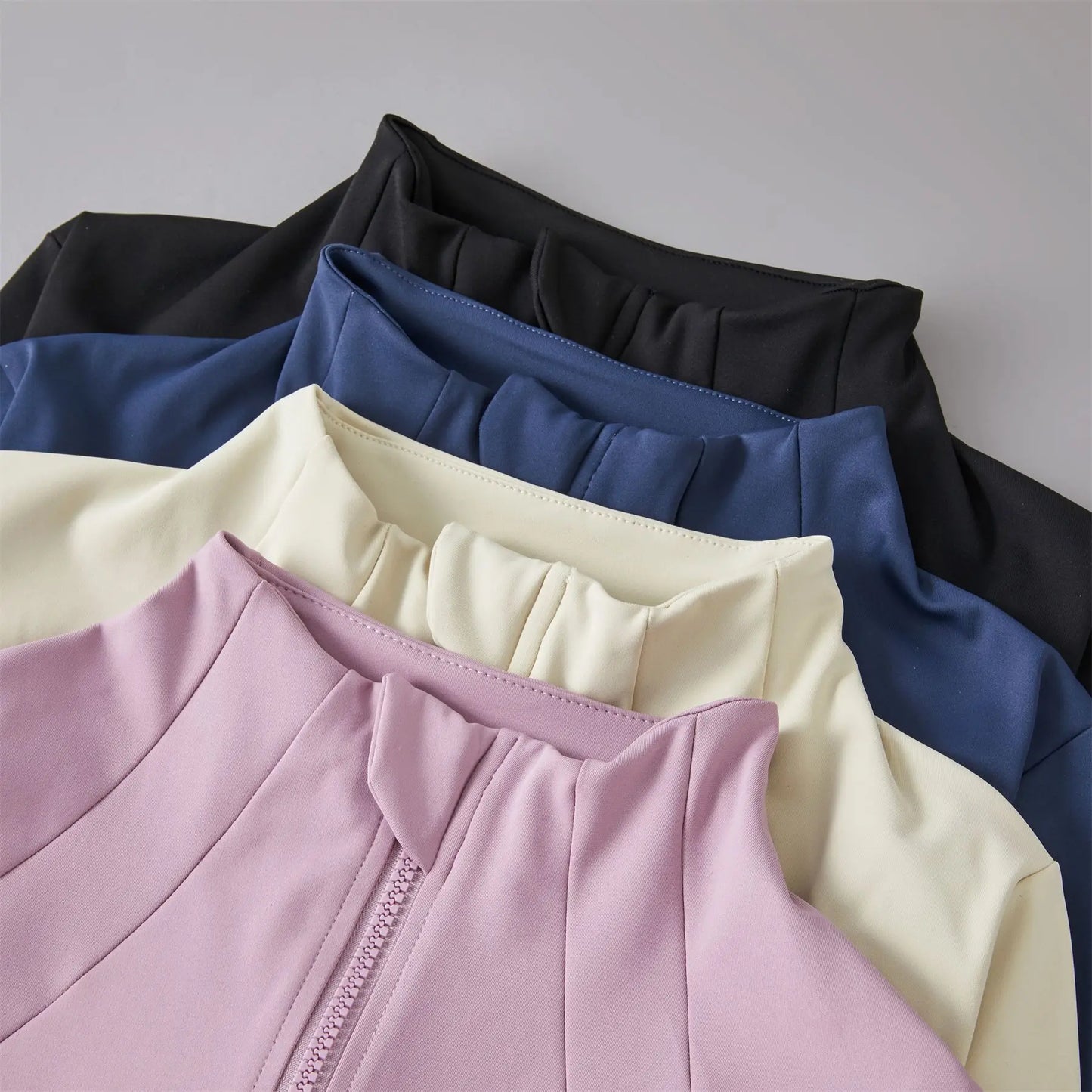 Women's Lightweight Yoga Jacket With Zipper Pockets