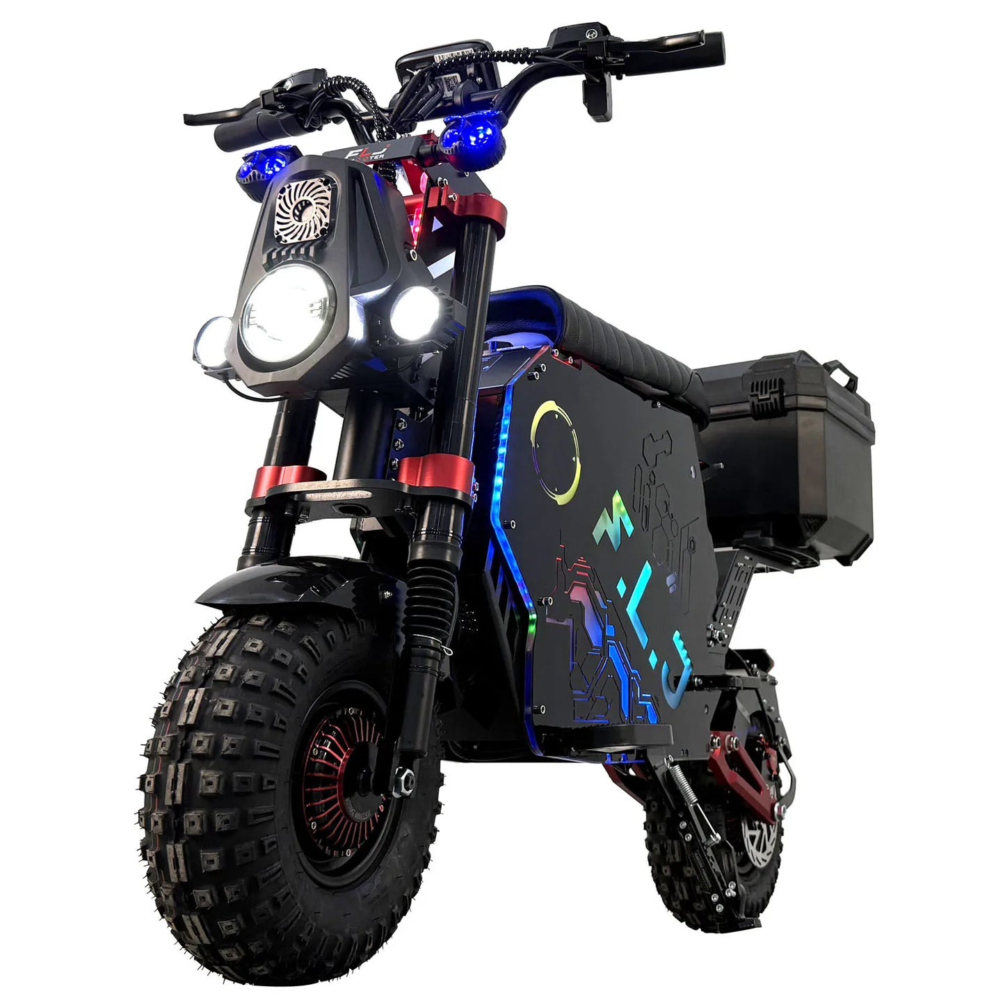 FLJ Scooter F14 72V 12000W Electric Dual Motor Removable Battery 68 MPH
