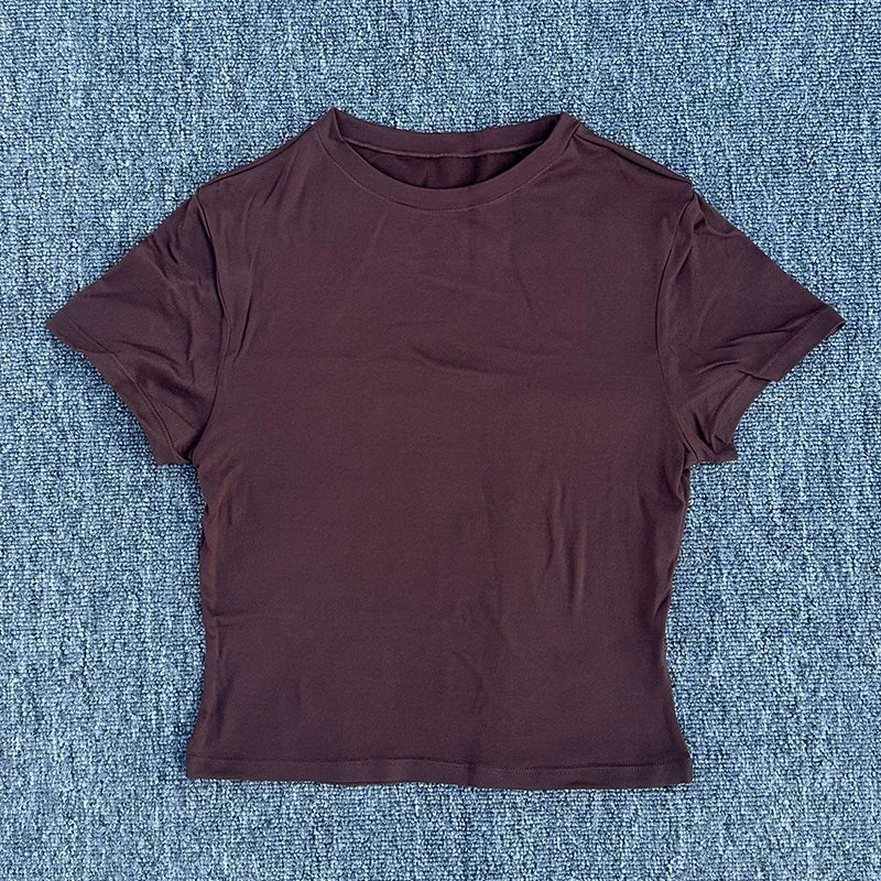 Womens Quick Dry Yoga T Shirt For Running And Fitness