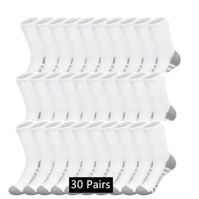 Unisex Men's Classic Crew Socks For Running And Basketball Breathable