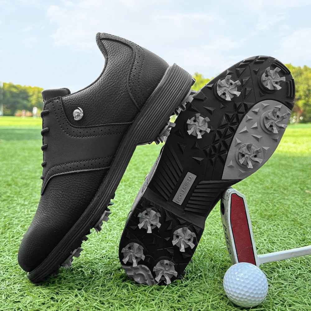 Lenox Golf Shoes Men Spikes Sneakers Walking Footwear