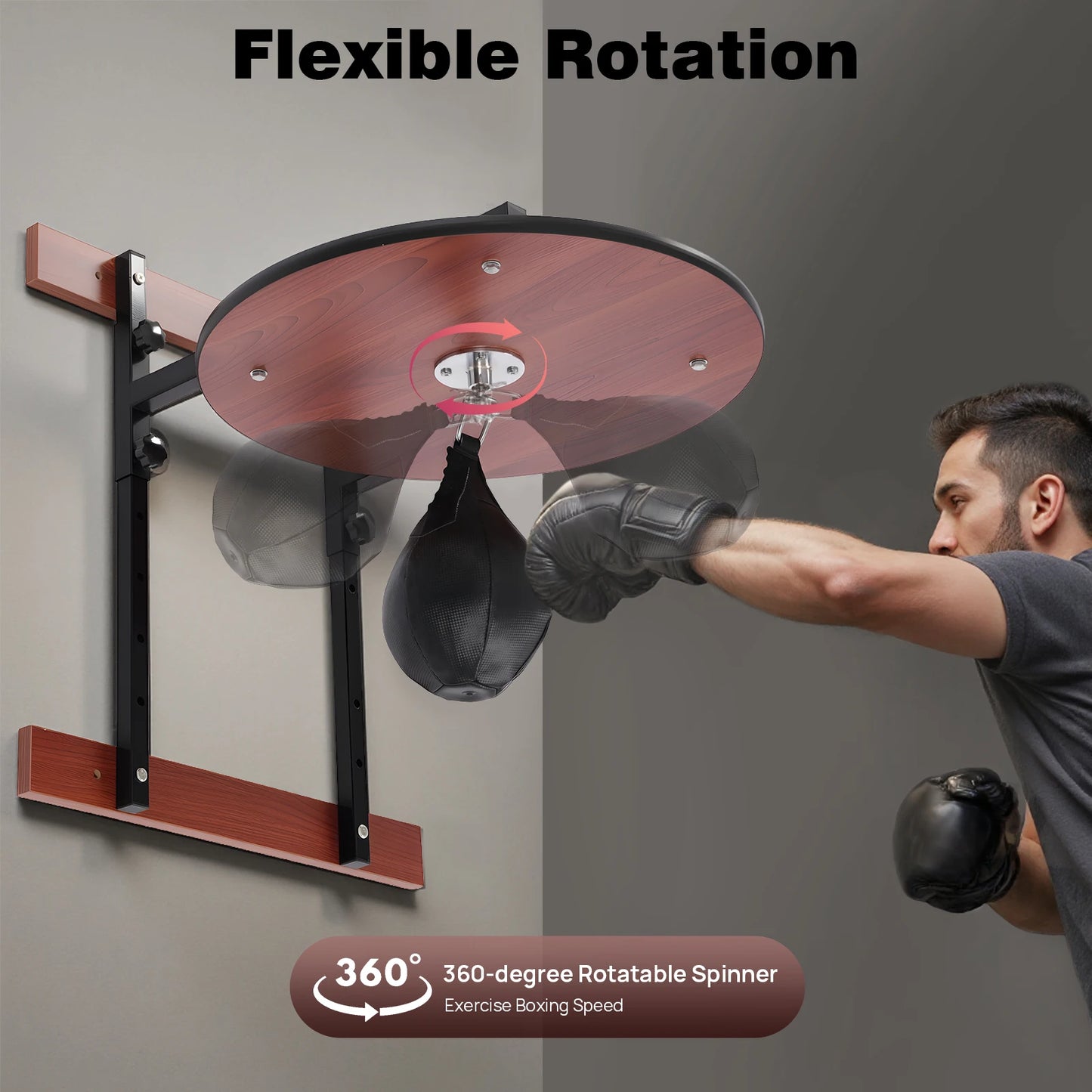 Heavy Duty Adjustable Speed Bag Platform Kit For Boxing Training