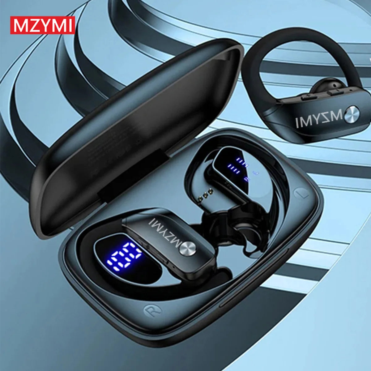 INMAS T16 Wireless Ear Hook Headset With Bluetooth 5.3