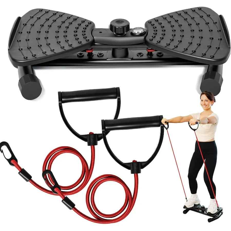 Waist Twister Machine Noiseless Adjustable Twist Board For Home Gym