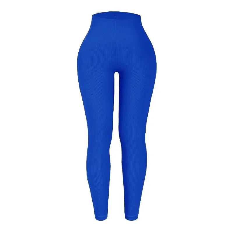 Women's Seamless Knitted Yoga Pants High Waisted Leggings Hip Lifting