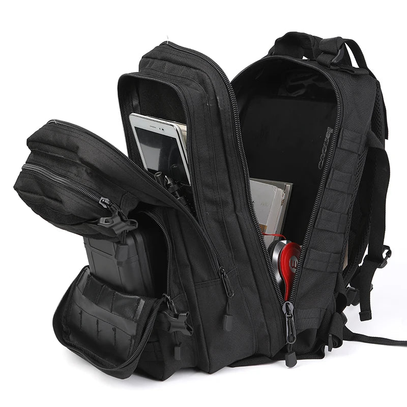 LQARMY Tactical Molle Backpack Rucksack For Travel And Camping