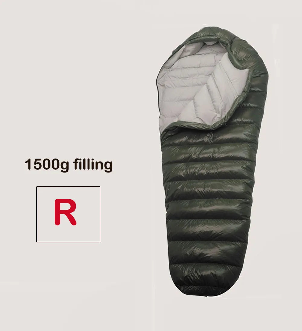 Kamperbox Duck Down Winter Sleeping Bag For Cold Weather Camping