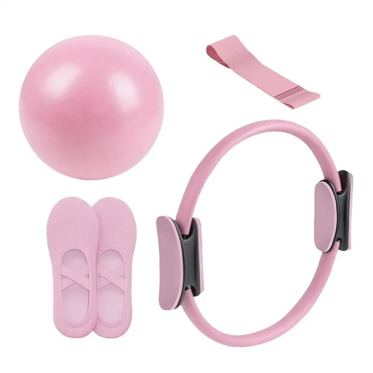 Pilates Ball And Ring Set For Core Fitness