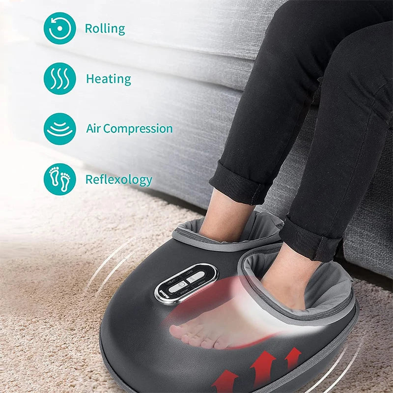 Nekteck Foot Massager With Heating Therapy Air Compression Shiatsu Kneading