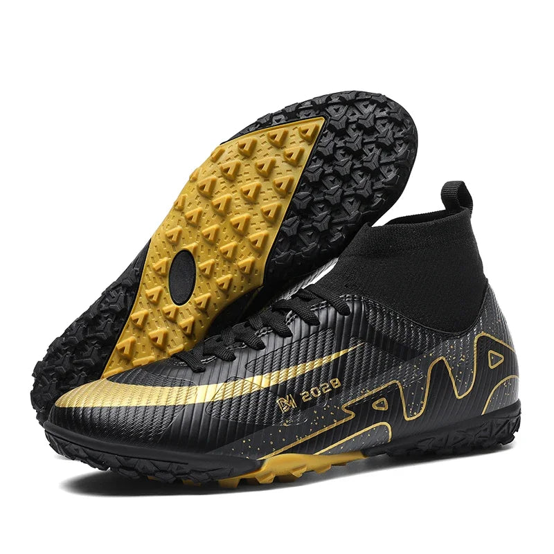 Sxfdneay Mens Soccer Shoes Professional Lightweight Non Slip Cleats