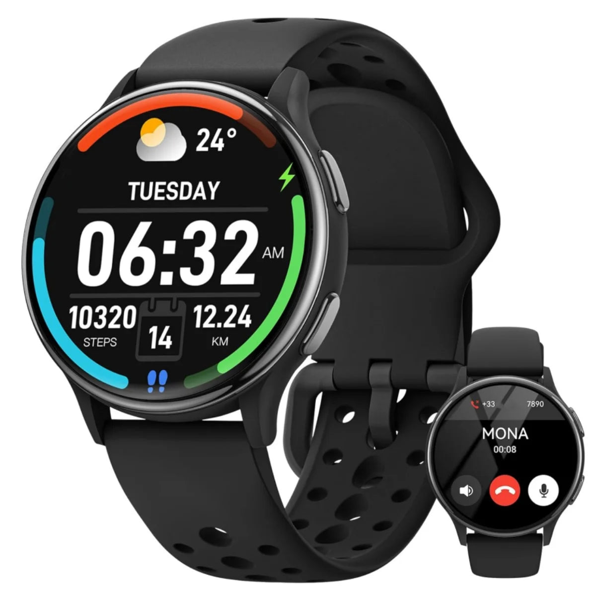 AnyloopCa Womens Smartwatch Fitness Tracker With 400 Faces And Calls