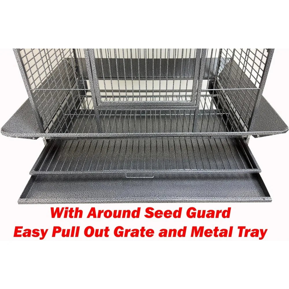 Wrought Iron Bird Climbing Ladder Perch Stand For Parrots