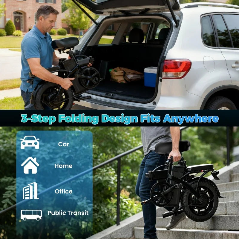 ZEFIORA 1000W Electric Bike For City Commuting Aluminum Alloy