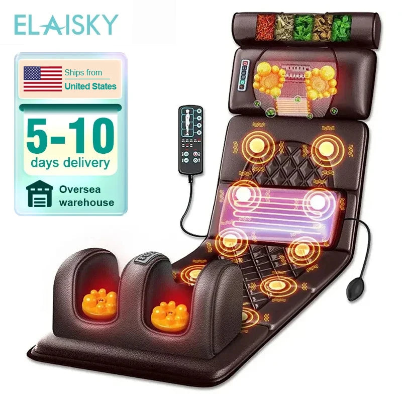 ELAISKY Full Body Massage Cushion Infrared Heating
