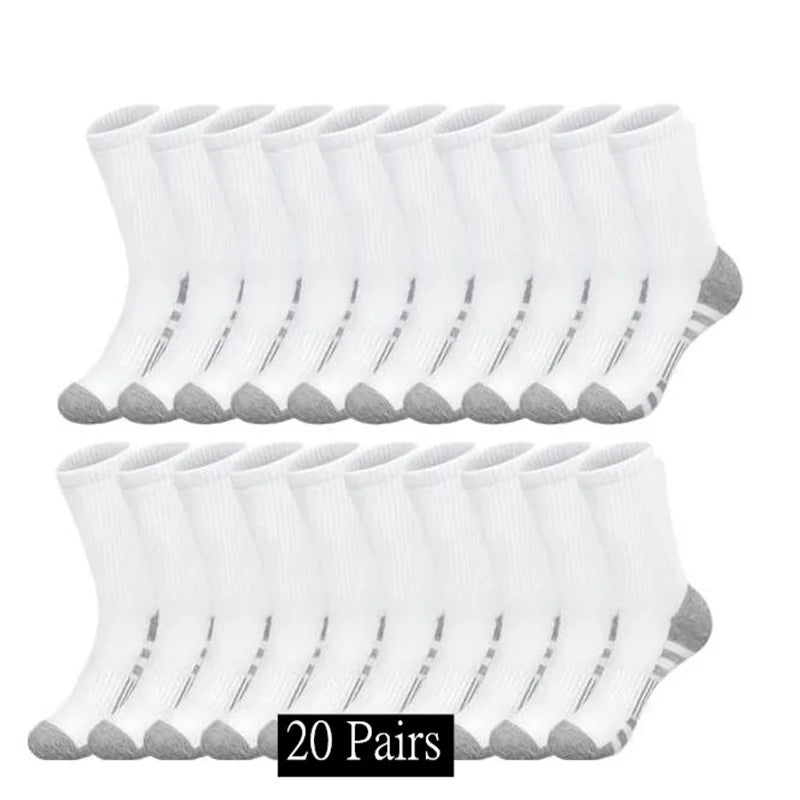 Unisex Men's Classic Crew Socks For Running And Basketball Breathable