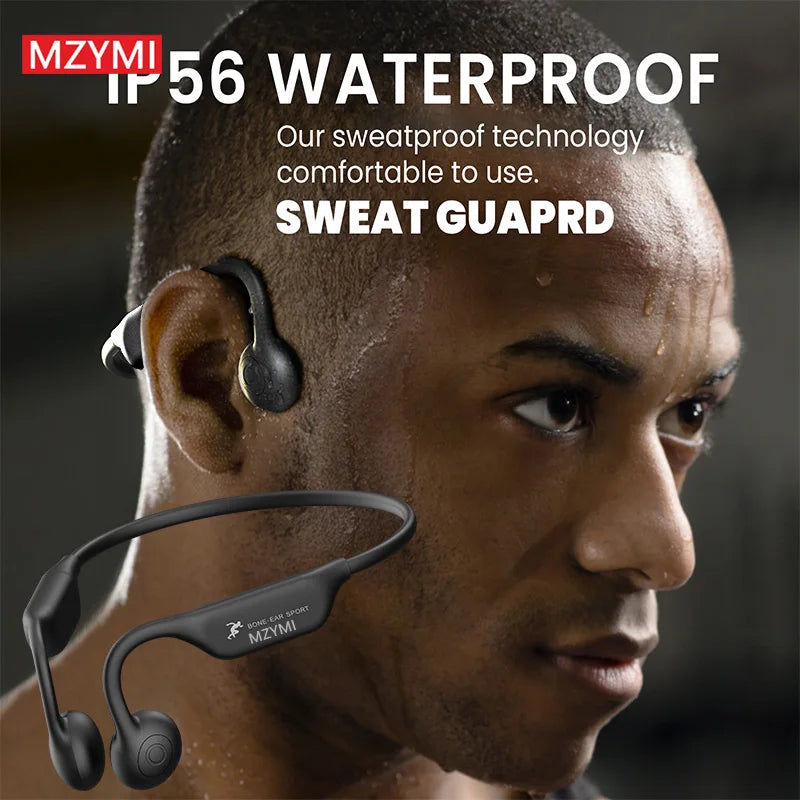 INMAS MZYMI A18 Bone Conduction Neckband Earphones With Mic