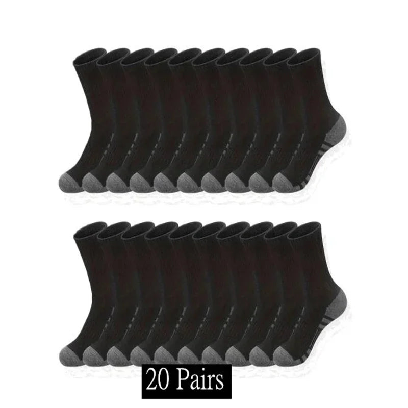 Unisex Men's Classic Crew Socks For Running And Basketball Breathable