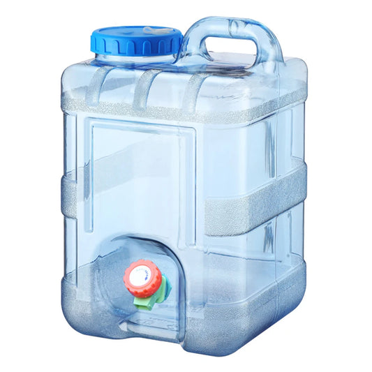 Portable Water Container with Spigot Large Capacity Camping Water Tank Water Storage Container for Hiking Self-Driving Tour