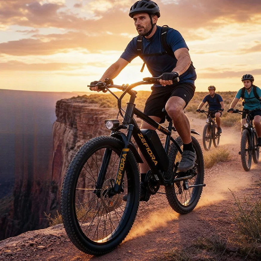 ZEFIORA Electric Bicycle 1000W 48V Lithium Battery