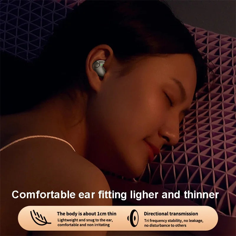 SHUKE Invisible Sleep Earphones With Bluetooth 5.3 Noise Reduction