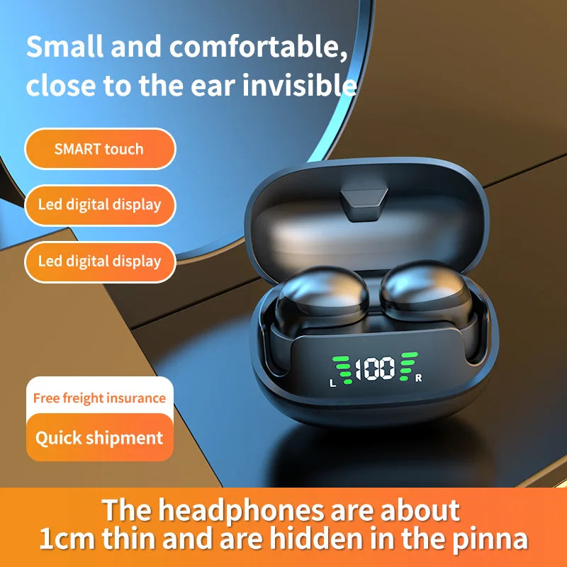 SHUKE Mini Wireless TWS Bluetooth Earbuds With Mic