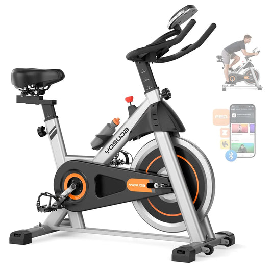 YOSUDA Exercise Bike With Exclusive App 300 Pounds Weight Capacity