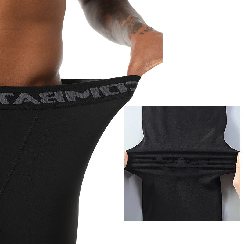 NONECN Men's Compression Tights for Running and Training