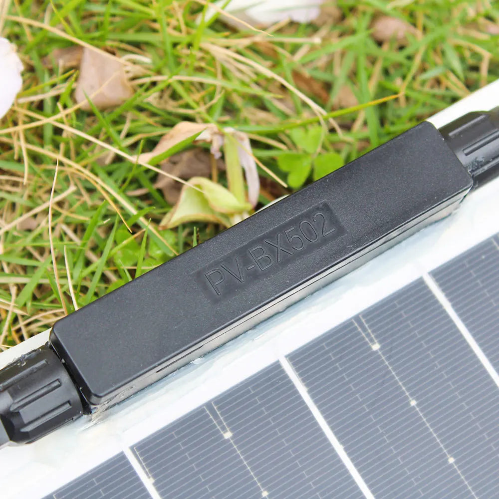 12V Flexible Solar Panel Kit 100W 200W Monocrystalline Waterproof with Controller for RV Camping Outdoor