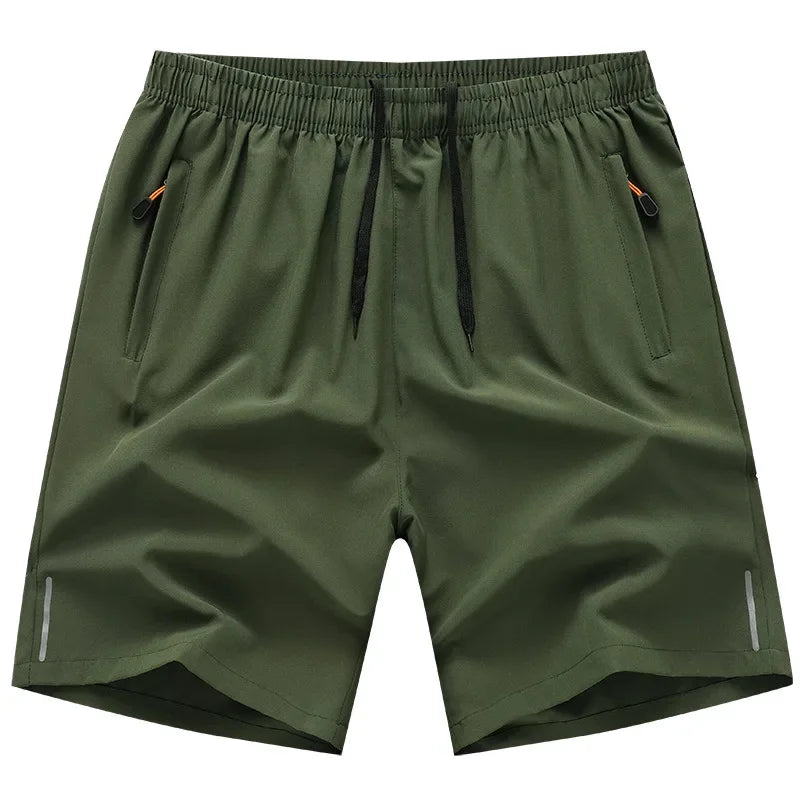 Summer Ice Silk Quick Dry Breathable Running Gym Shorts
