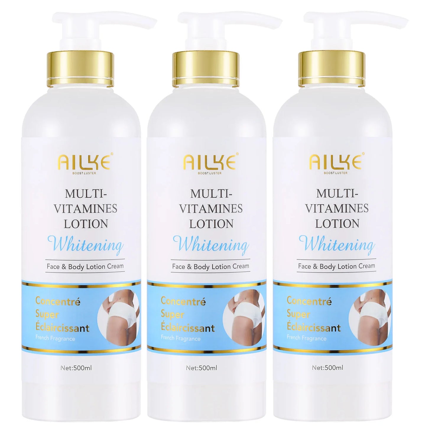 AILKE Multivitamin Whitening Body Lotion for Radiant Skin