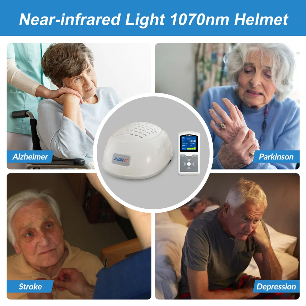 ZJKC Infrared Brain Therapy Helmet For Dementia And Cognition