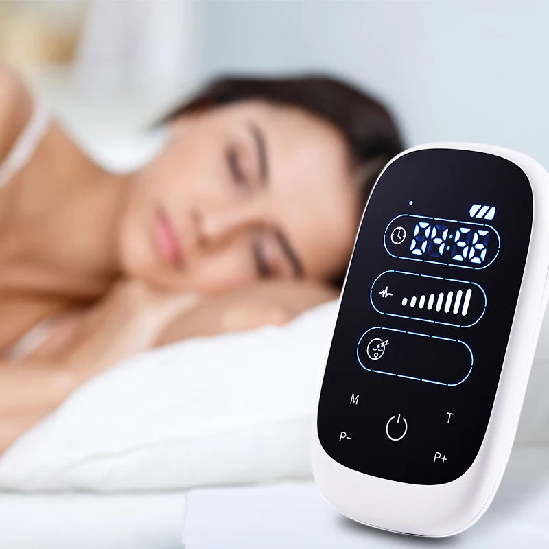 ATANGCES CES Insomnia Device Cranial Electrotherapy Stimulation Ear Clip
