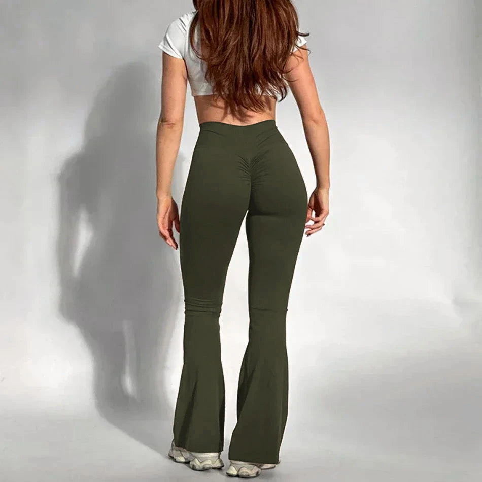 Women High Waist Yoga Leggings With Scrunch Butt Lift
