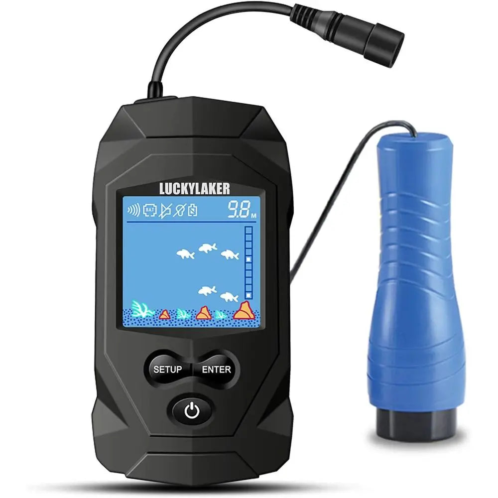 Ice Fishing Handheld Fish Finder Portable LCD Display