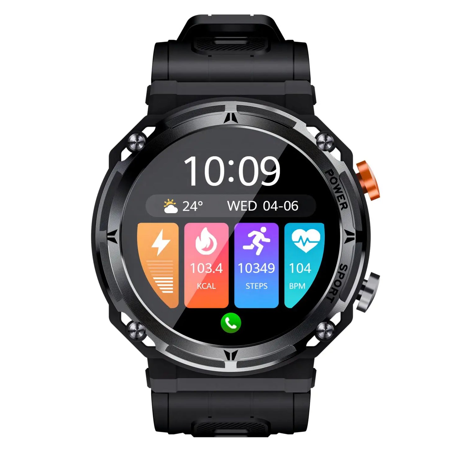 ARPSTAR Smart Watch Fitness Tracker Sleep Monitor Compatible iPhone Android