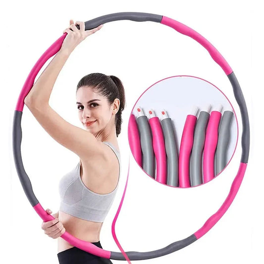 Removable Fitness Hoop for Women Six-Section Exercise Kit