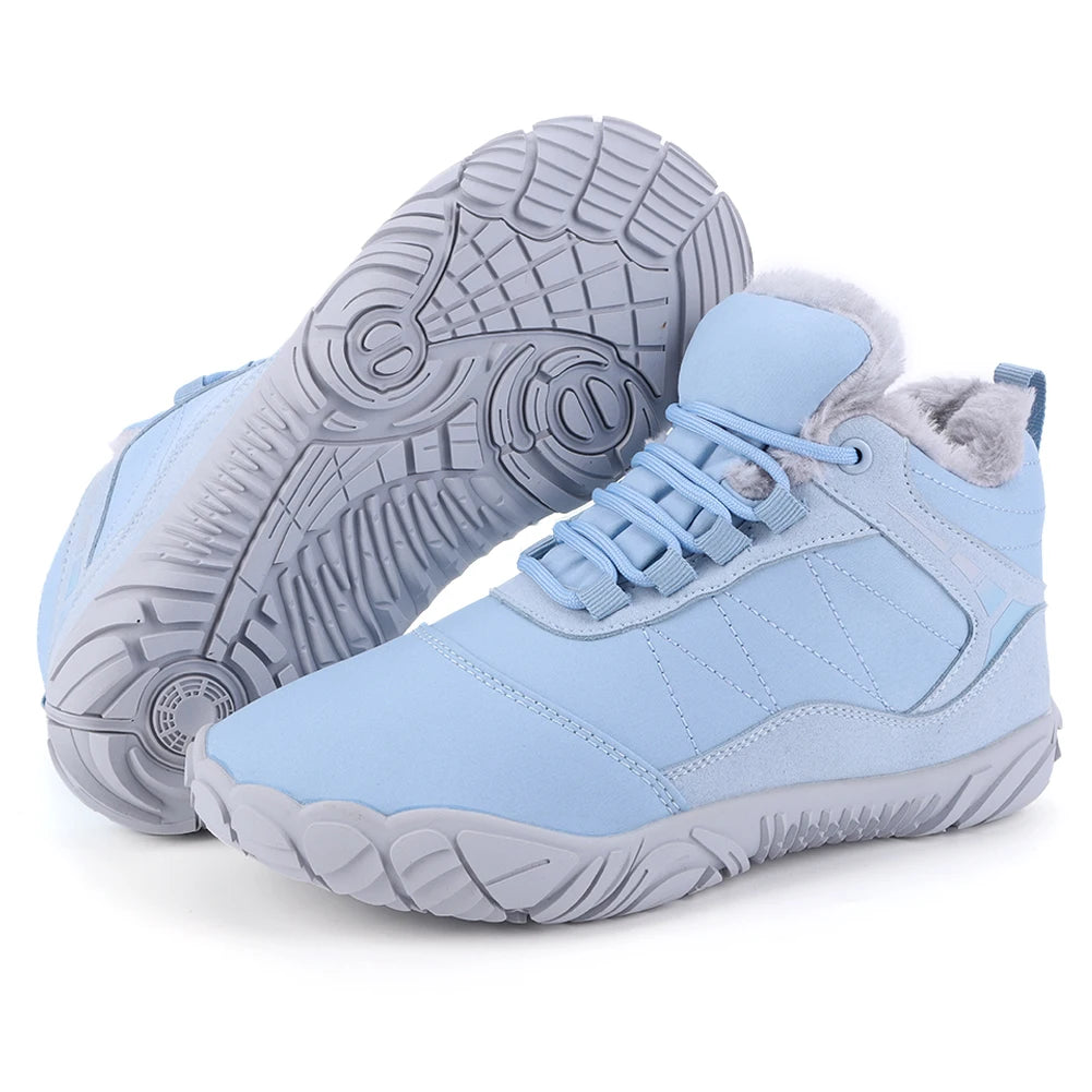 Winter Barefoot Snow Boots Non Slip With Wide Toe Box