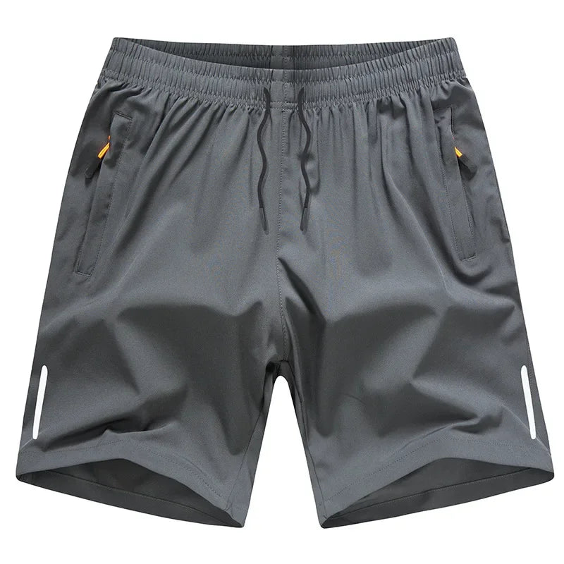 Summer Ice Silk Quick Dry Breathable Running Gym Shorts