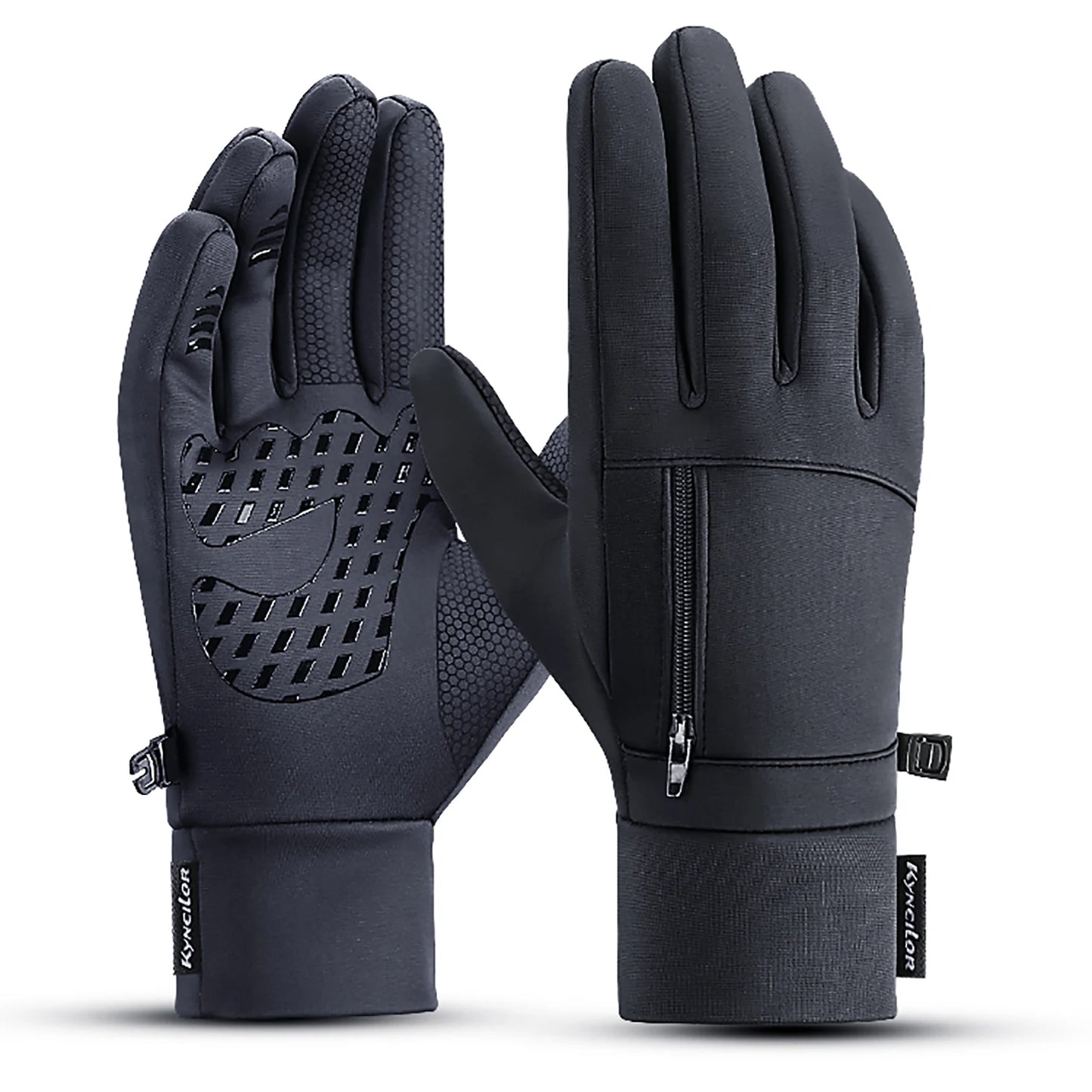 Fezrgea Winter Touchscreen Gloves Waterproof Windproof Warm Cycling