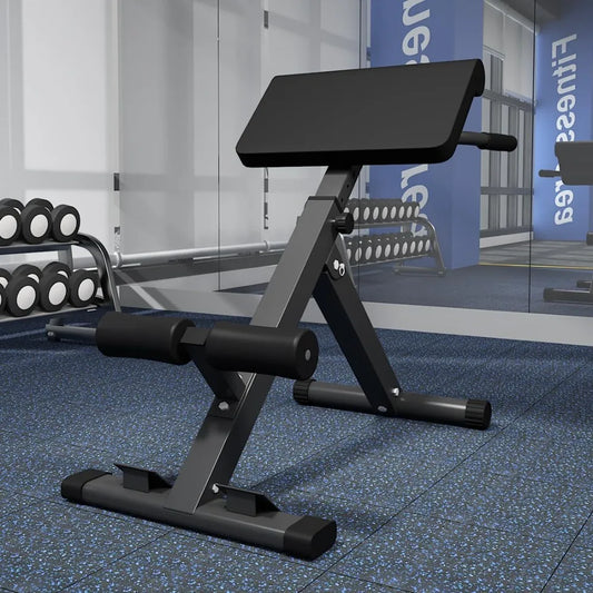 Adjustable Folding Roman Chair for Waist and Lumbar Training