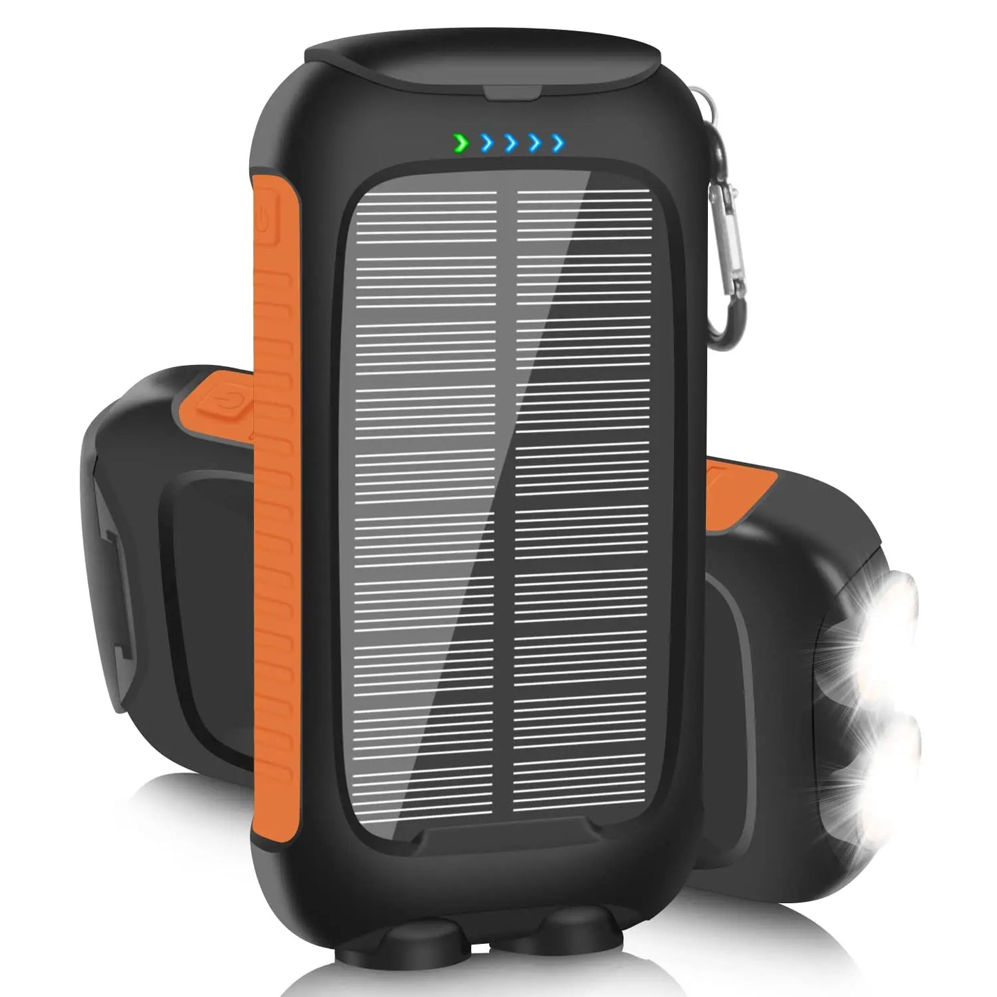 1*30W Foldable Solar Panel with 1*10000mAh Solar Power Bank,15W Dual Output Port,Suitable for outdoor travel camping/hiking