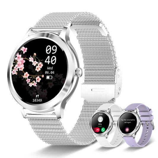 INNOFOVO Women's Smart Watch Fitness Tracker With Wireless Calling